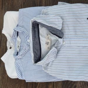 3 H&M boys dress shirts